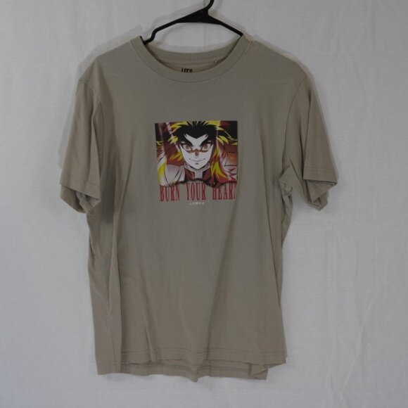 Uniqlo UT Rengoku Burn Your Heart Out Graphic Tee - Picture 1 of 4